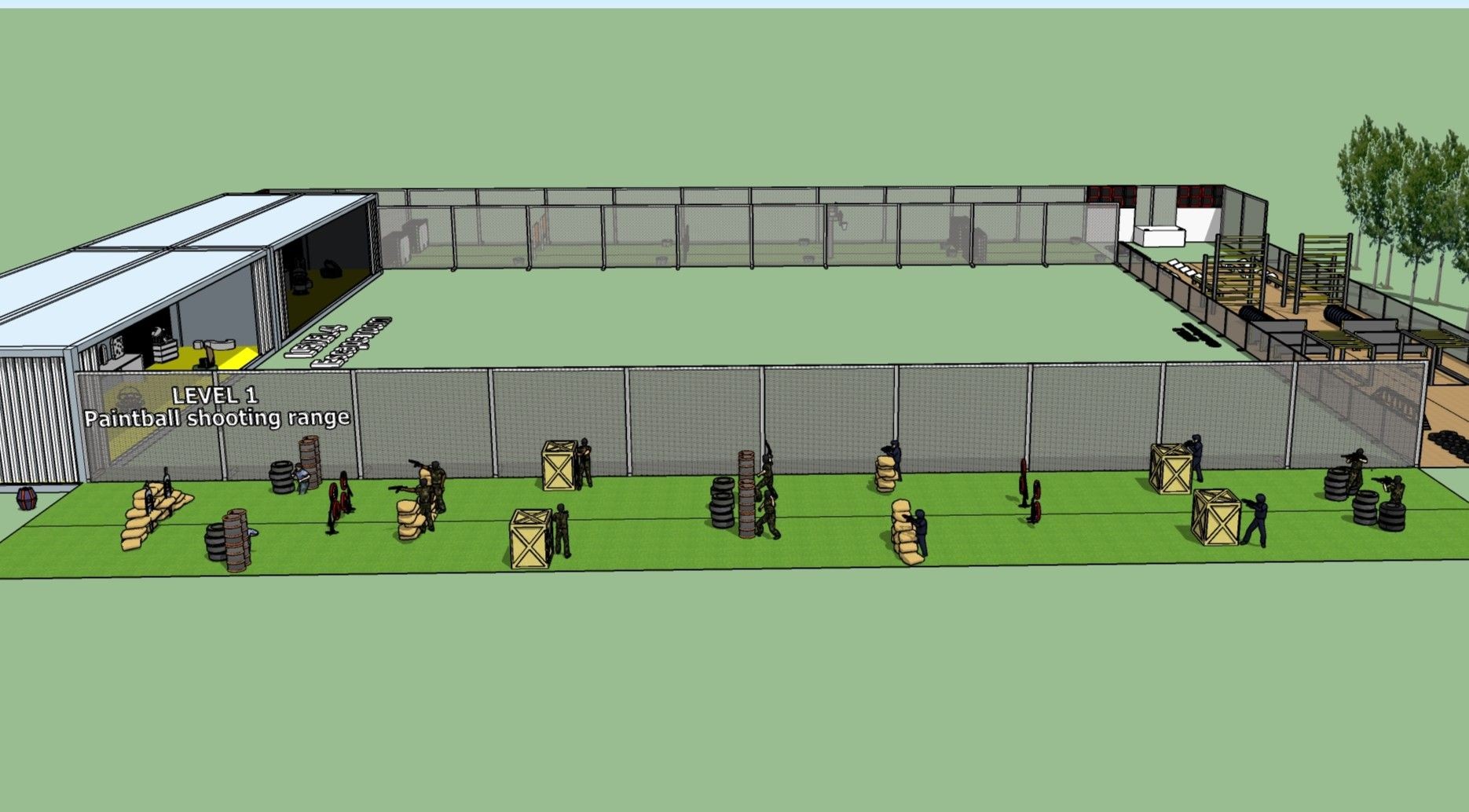 3. Laser Tag Playground